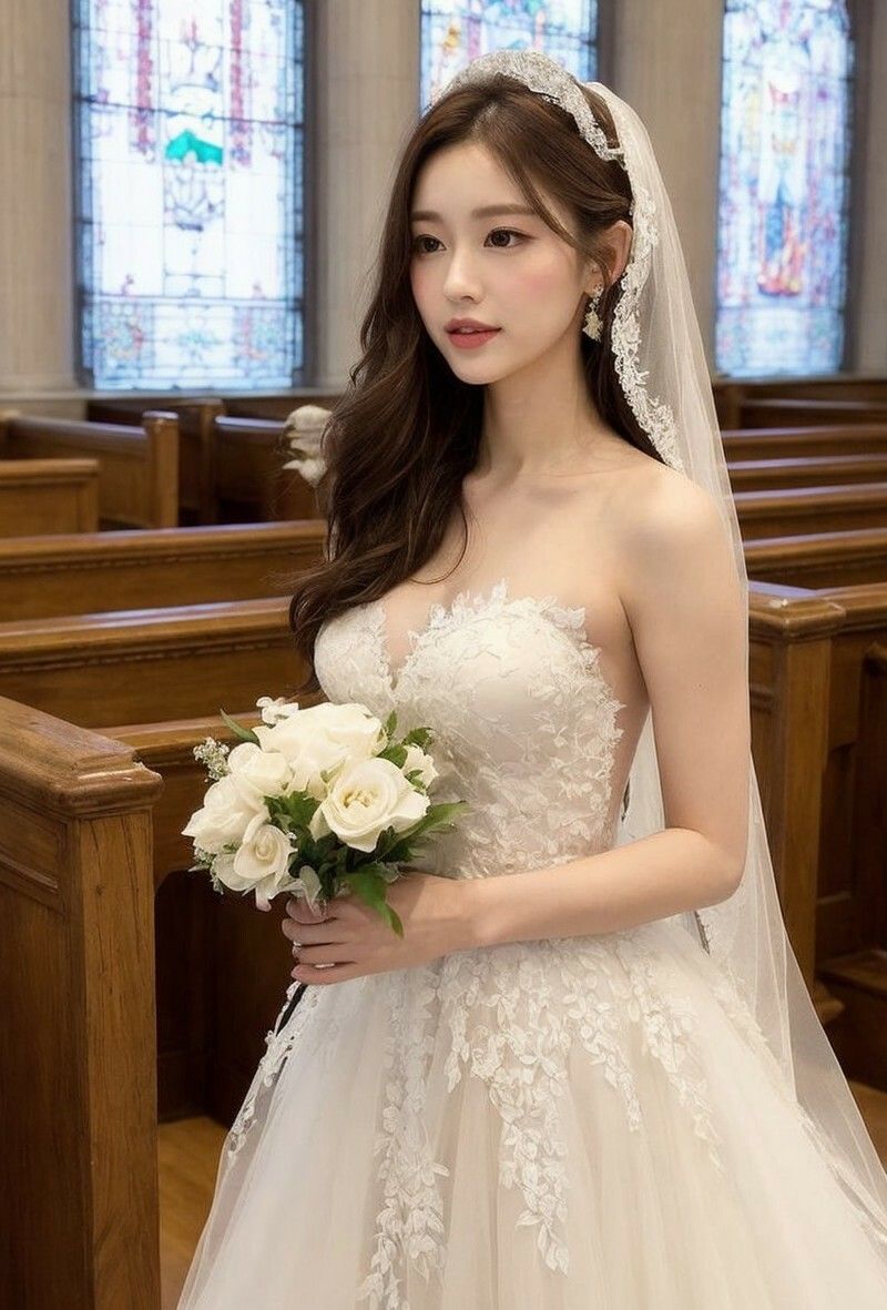 サンプル画像5:【美女名録】vol5.17  白い約束──その夜に永遠を誓う  200枚【AIグラビア写真集】(AI美女制作参謀本部4課) [d_628007]