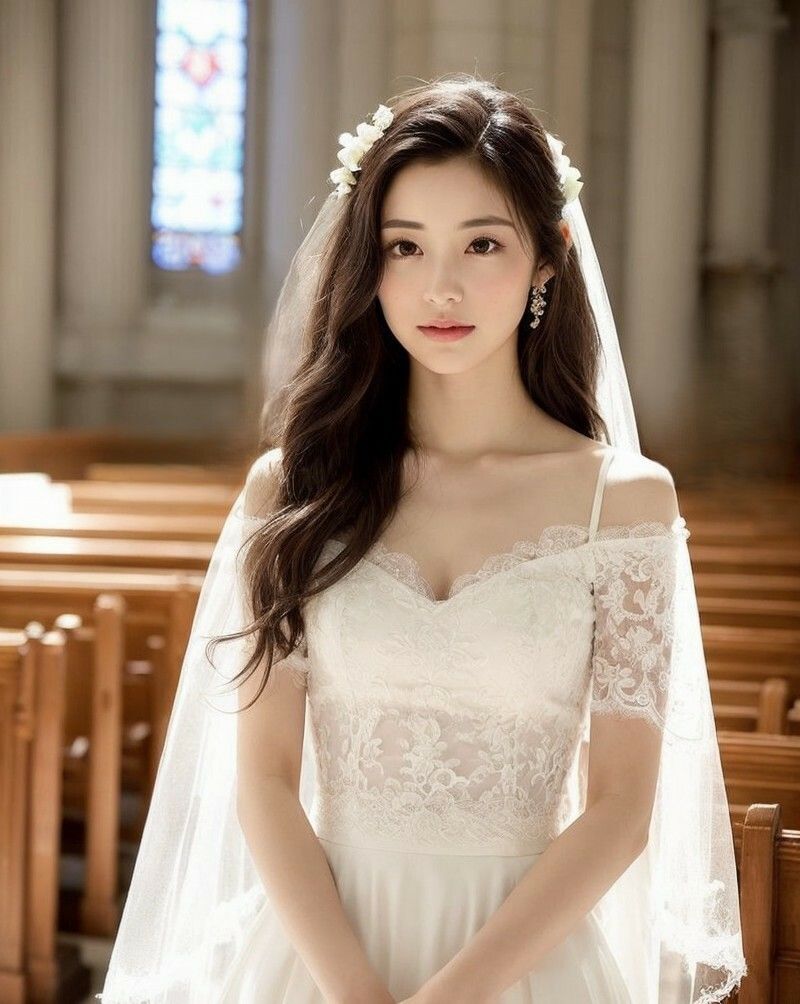 サンプル画像6:【美女名録】vol5.17  白い約束──その夜に永遠を誓う  200枚【AIグラビア写真集】(AI美女制作参謀本部4課) [d_628007]