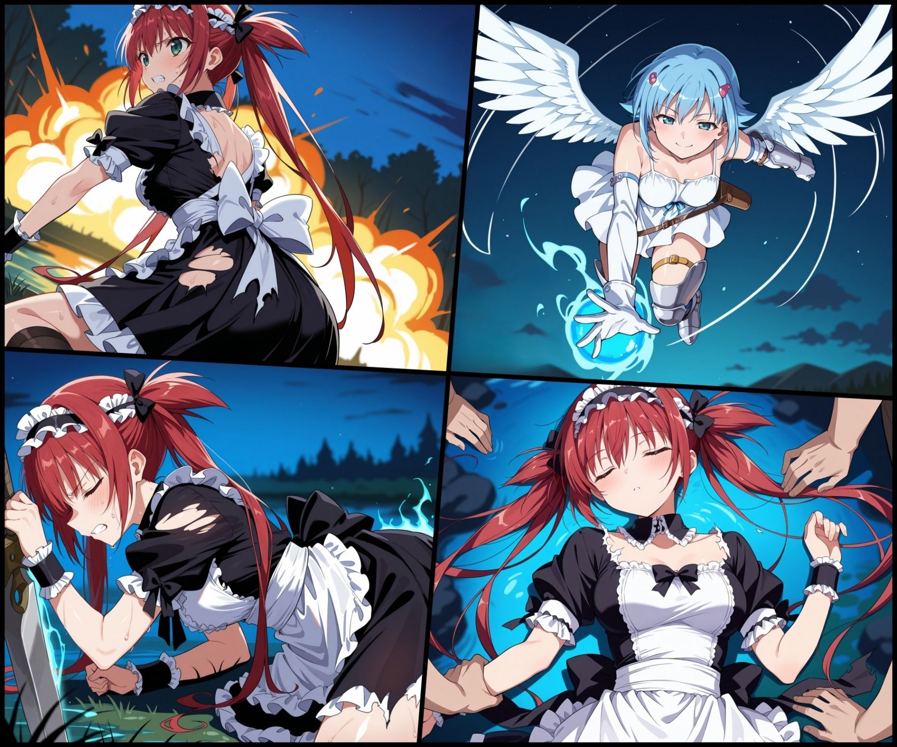 サンプル画像2:絶望に誘われる冥土(ぺんてるぼーにあ) [d_628052]