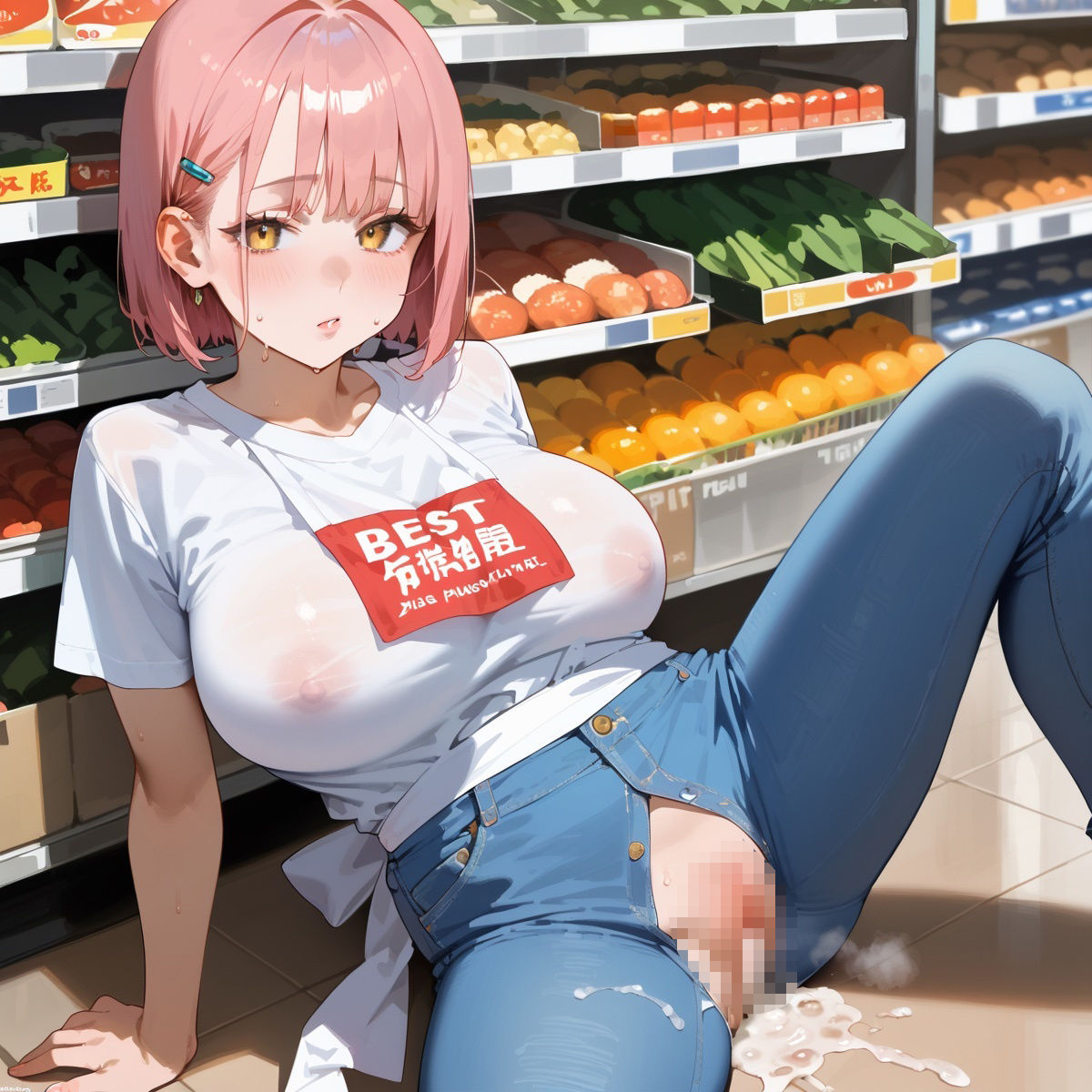 サンプル画像3:真夜中のスーパー2【美麗画像200枚！】(性服マニア) [d_628103]