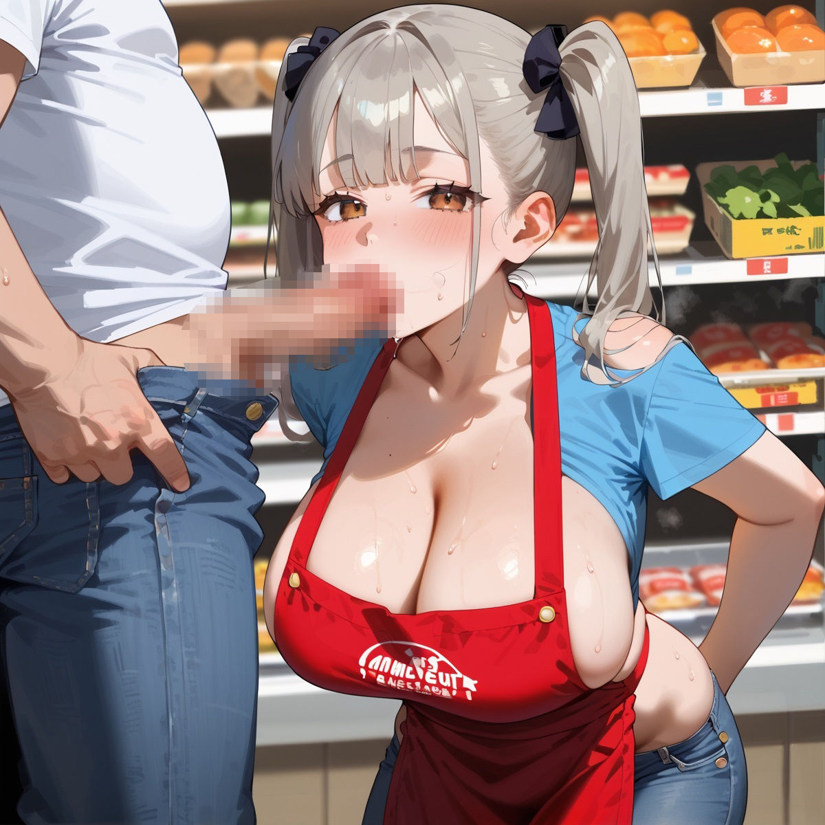 サンプル画像6:真夜中のスーパー4【美麗画像200枚！】(性服マニア) [d_628111]