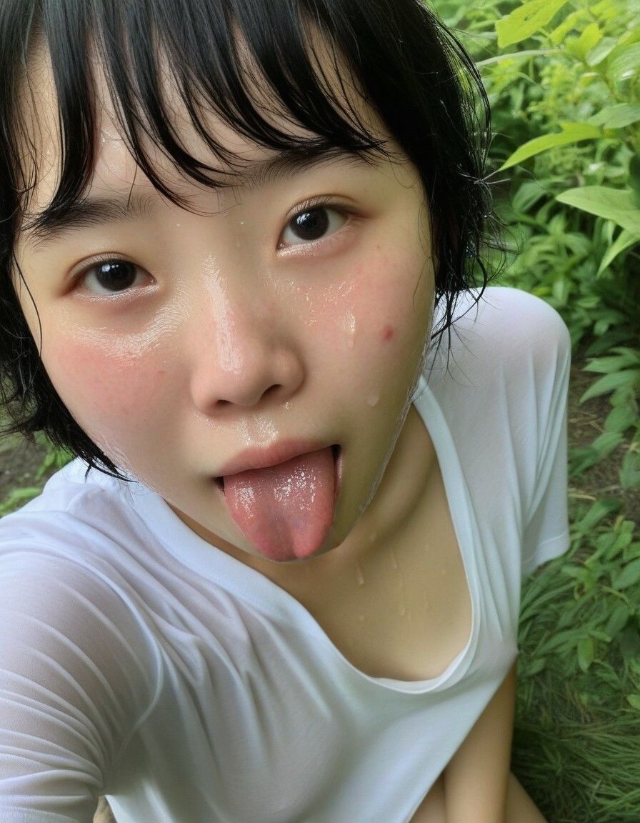 サンプル画像3:汗だくでちょっとブスな彼女(最近肩こってる) [d_628147]