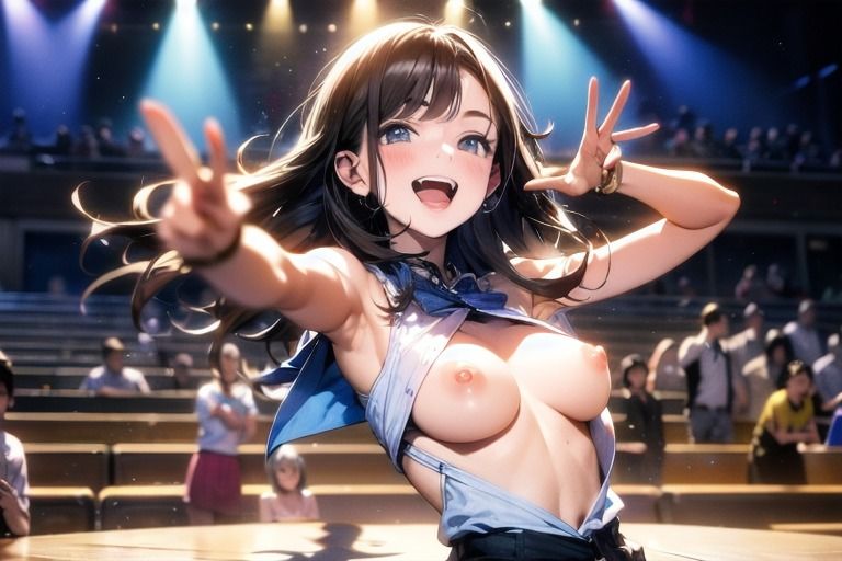 サンプル画像1:ストリップショーをする女の子達！1(はるはるぽん) [d_628150]