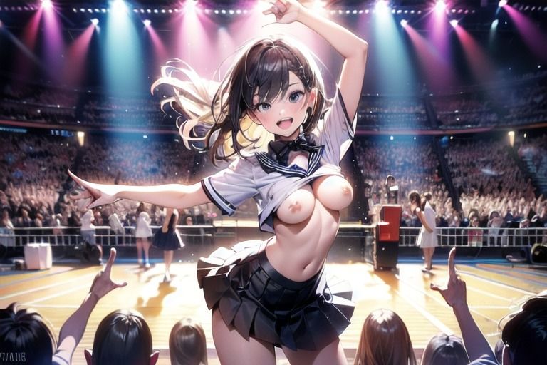 サンプル画像2:ストリップショーをする女の子達！3(はるはるぽん) [d_628159]