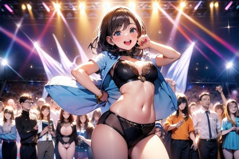 サンプル画像4:ストリップショーをする女の子達！4(はるはるぽん) [d_628163]