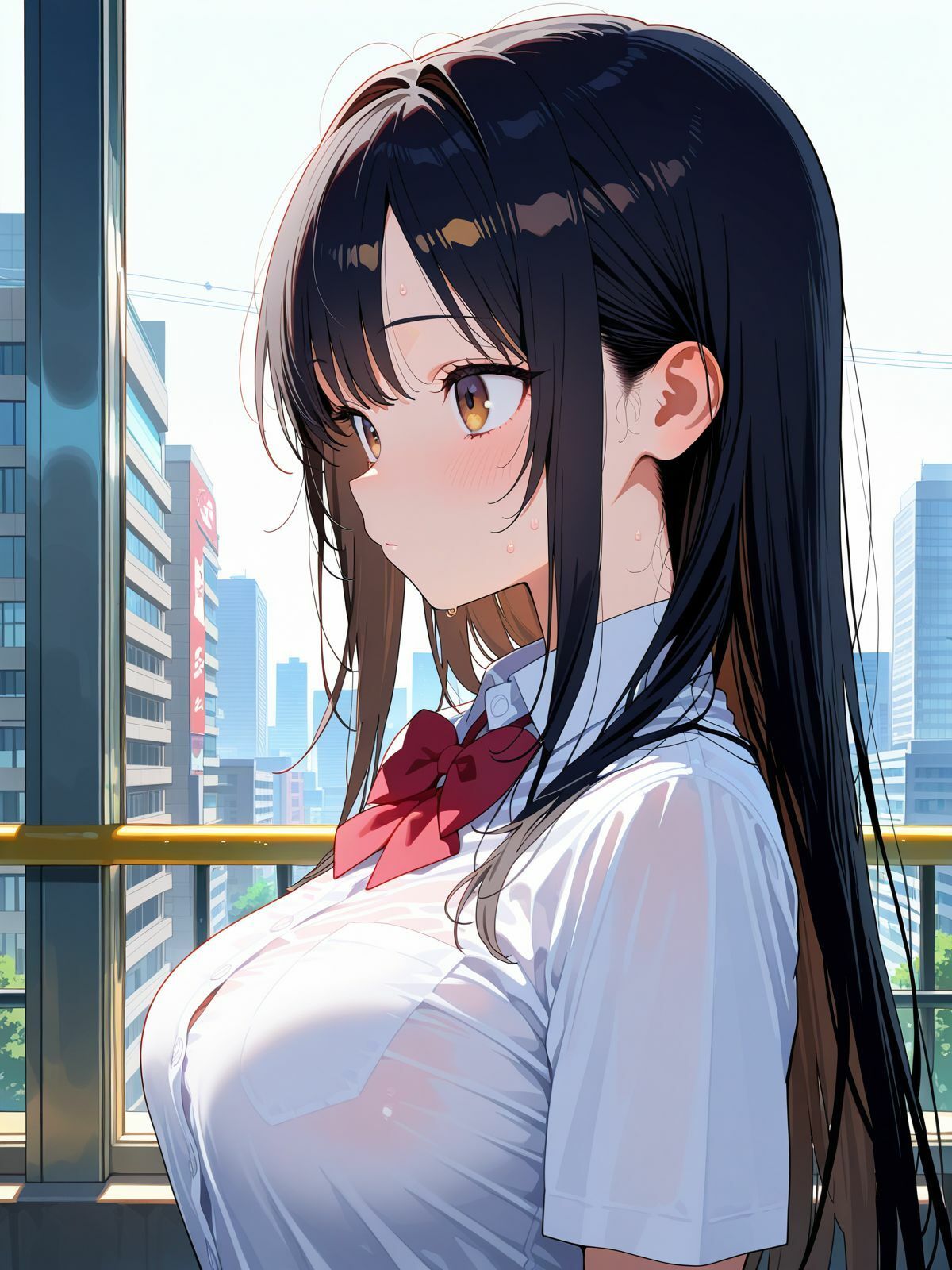 サンプル画像2:【AIイラスト集】秘密の放課後 濃いめの（はーと）中出し 用務員さんの特別授業316p(パパ活バズーカ) [d_628211]