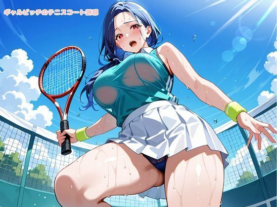 ギャルビッチのテニスコート誘惑 画像3