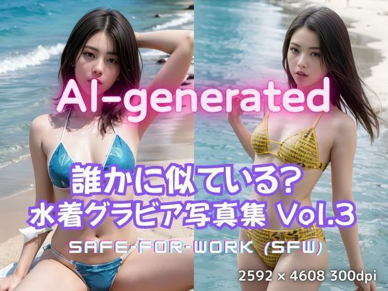 【AI実写】誰かに似ている？ 【実写風AI水着グラビア】Vol.3