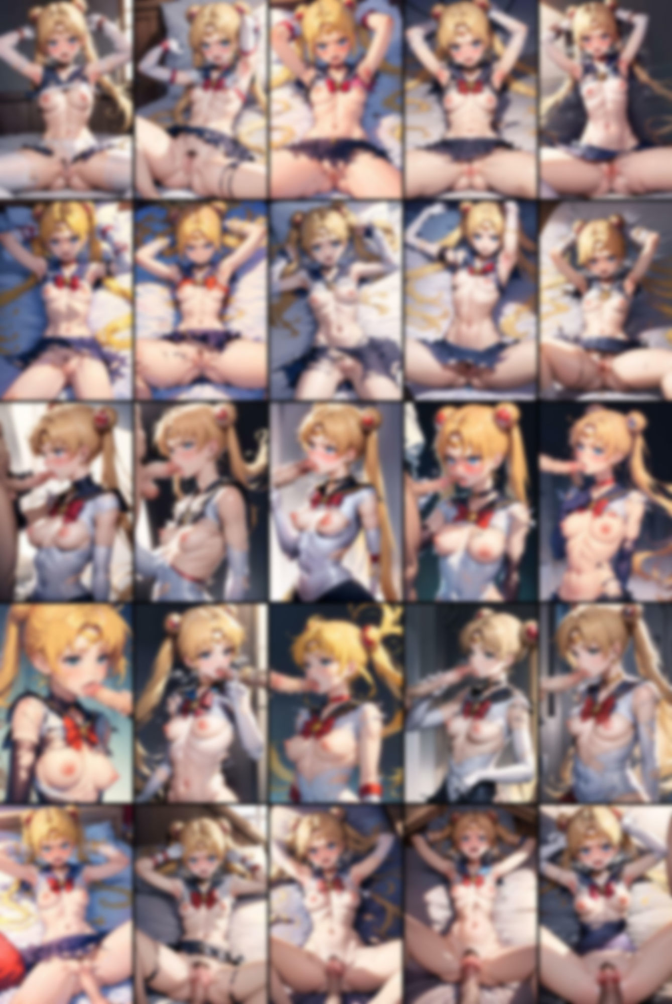 敗北・号泣 セーラームーン(妊娠前&妊娠後) 画像8