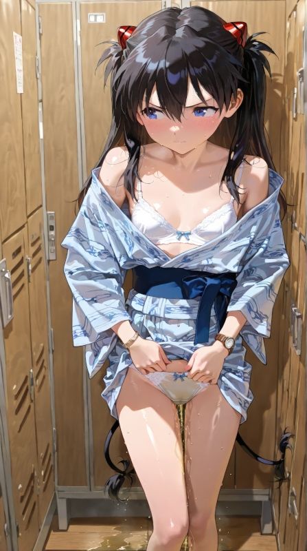 サンプル画像4:「浴衣でおもらしイラスト-R18版」100枚セット(美伝プロジェクト) [d_628436]