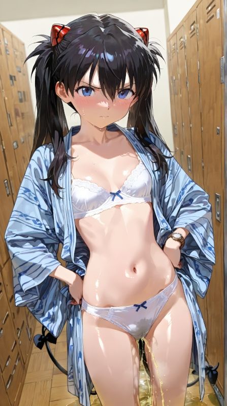 サンプル画像5:「浴衣でおもらしイラスト-R18版」100枚セット(美伝プロジェクト) [d_628436]