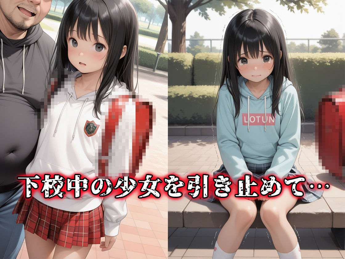 下校途中の少女の処女強奪~無防備な帰り道に待ち受けるキモおじの種付け~【中出し】【ロリ】【ラ〇ドセル】【背徳感】1