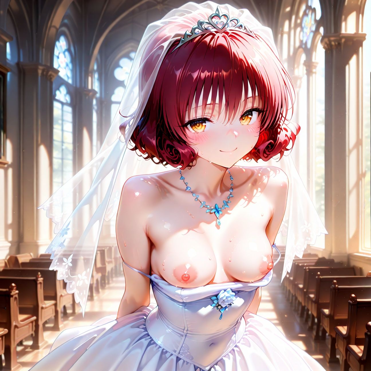 【Part7】ウェディングドレスで浮気セックス！婚前最後のお遊び♪ 画像3