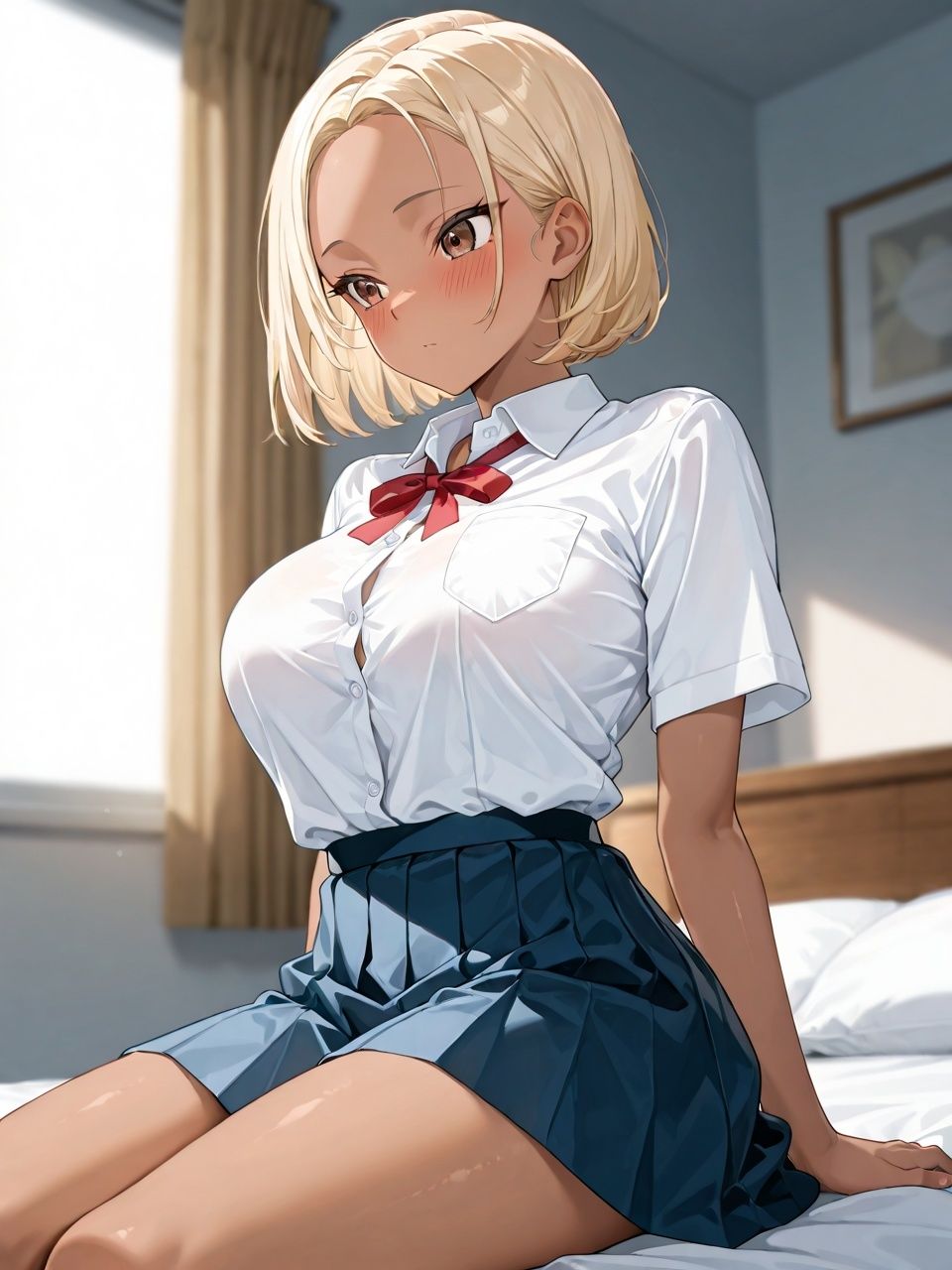 サンプル画像1:褐色ギャル女子校生と中出しセックス(ちきんたろう) [d_628480]