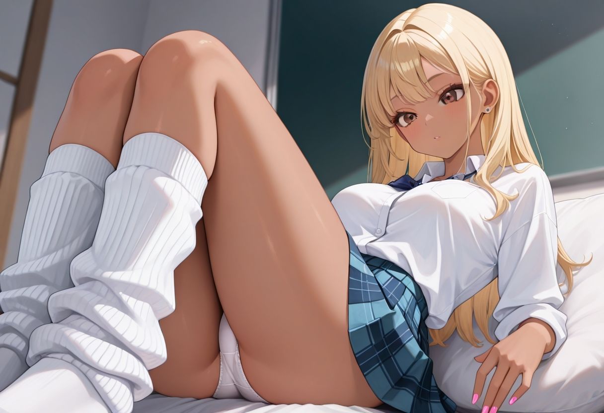 見せつけ性活 黒ギャル 画像4