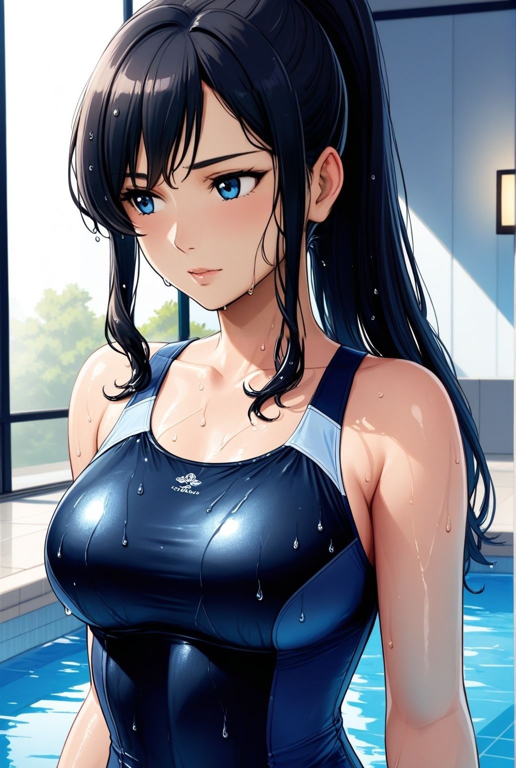 しっとり濡れる人妻熟女 水泳教室で妖艶に堕ちて 画像2