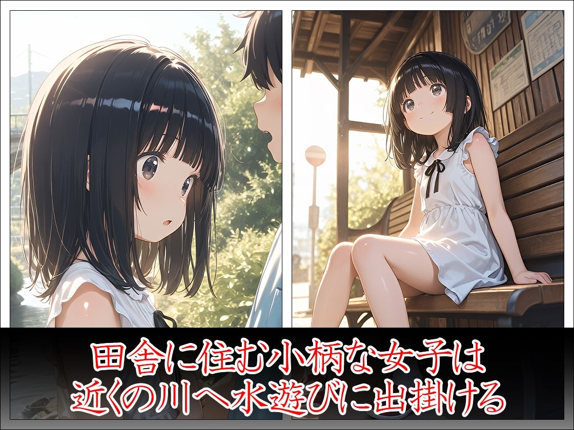 つるぺた少女 はじめての野外えっち 万工房 エロ画像3