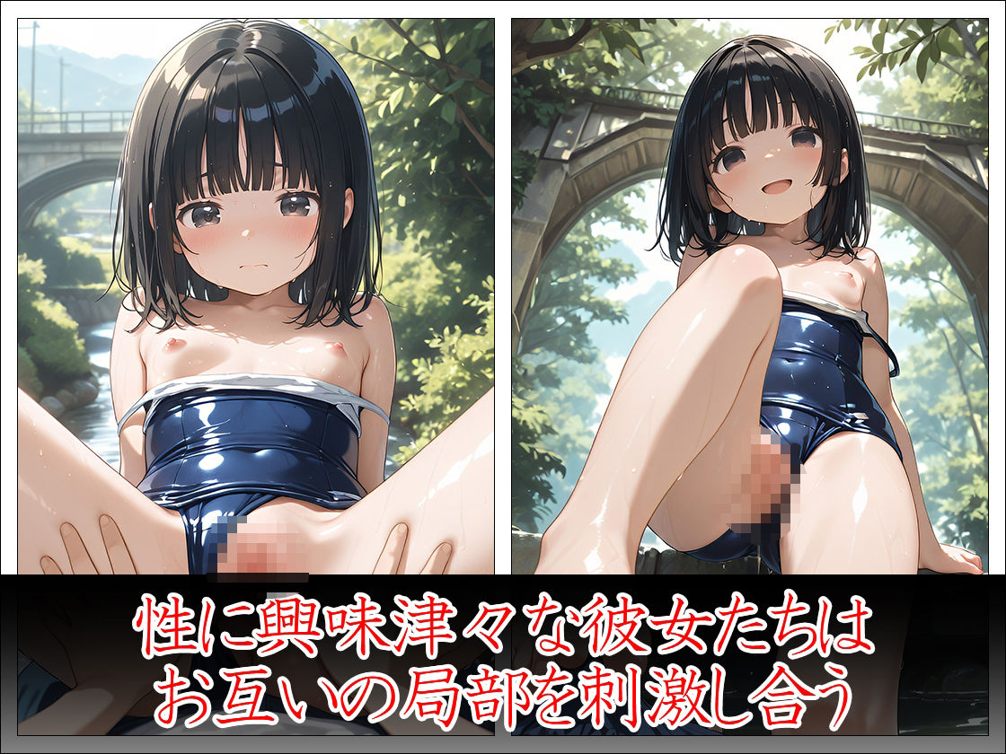 つるぺた少女 はじめての野外えっち 万工房 エロ画像6