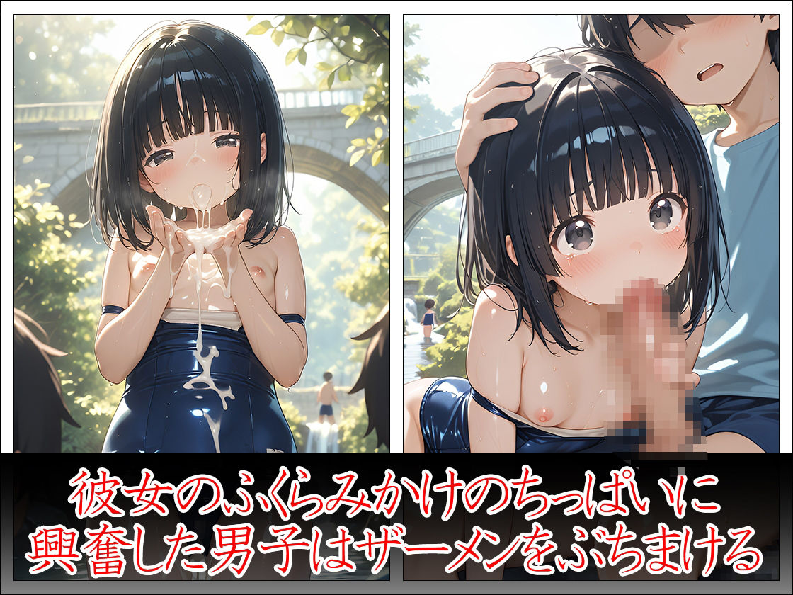 つるぺた少女 はじめての野外えっち 万工房 エロ画像7