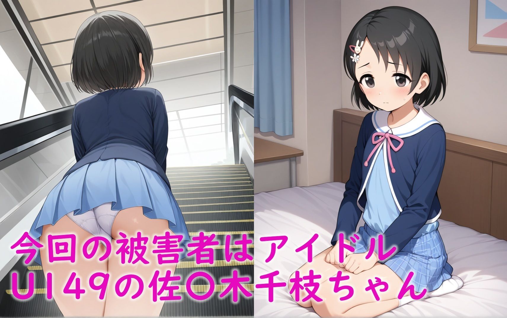 アイドルの佐〇木千枝が悪い大人に騙されてソープで働いたりAV堕ちしたり睡〇姦されたりする話2