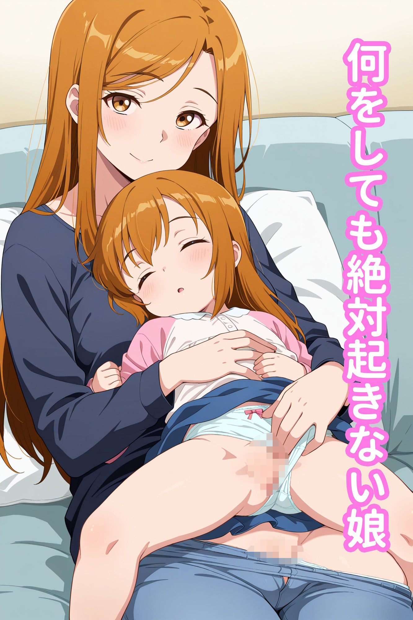 眠ってる娘にイタズラさせてくれるお母さん サンプル画像 2