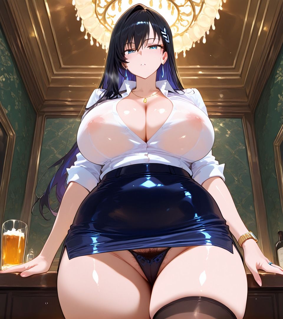 サンプル画像1:女社長の性なる宴(謎の光) [d_628648]