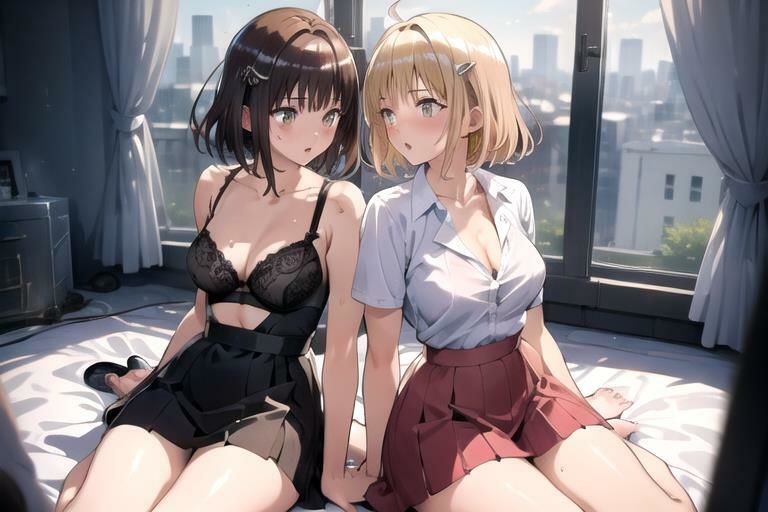 サンプル画像5:【はだかの幼馴染】 日常とは異なる風景が広がる教室 いつからこうなったんだろう・・ 君の湿ったYシャツが 色っぽいくて仕方がない  ＃19(美女の親指) [d_628712]