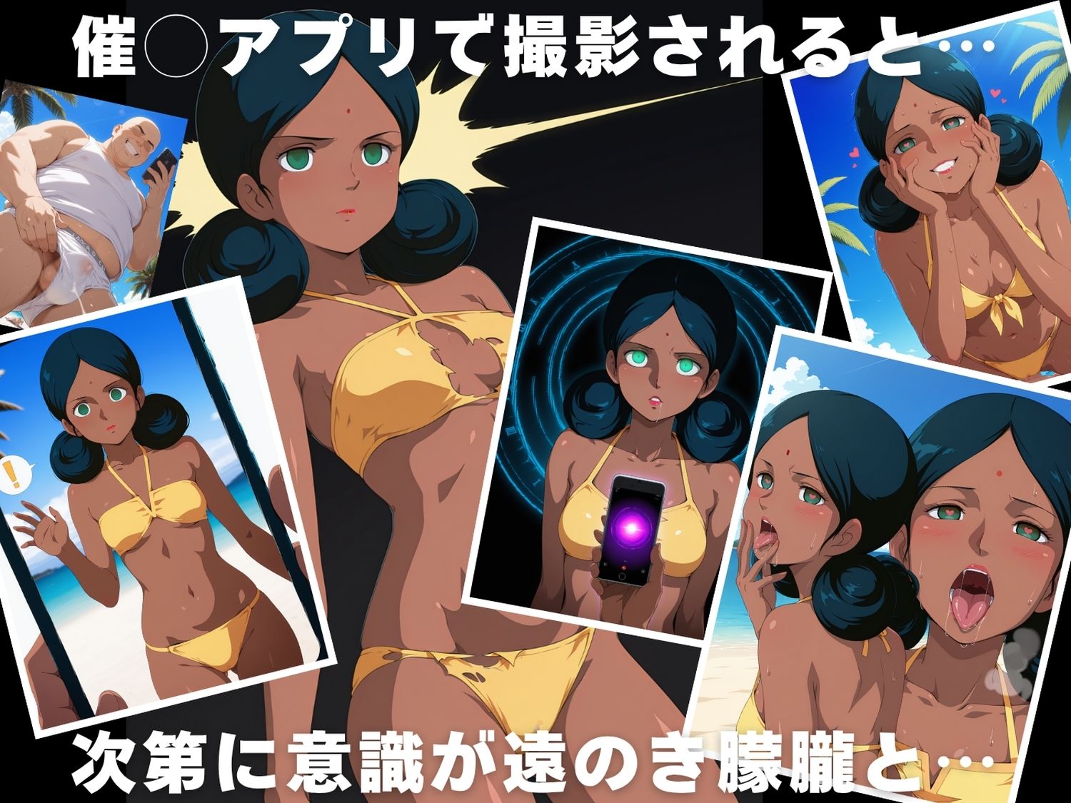 【催◯・水着・妊娠】ララァ・●ン 画像2