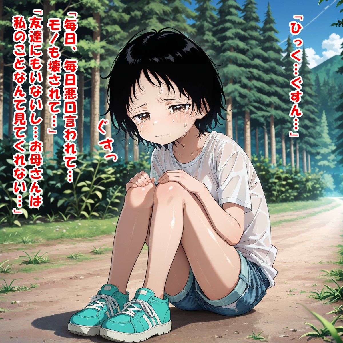 サンプル画像1:大好きだよ、パパ？（久世 し〇か/タ〇ピーの原〇）(kamonohashi-ai) [d_628789]