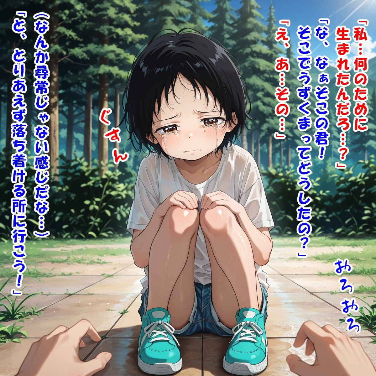 サンプル画像2:大好きだよ、パパ？（久世 し〇か/タ〇ピーの原〇）(kamonohashi-ai) [d_628789]