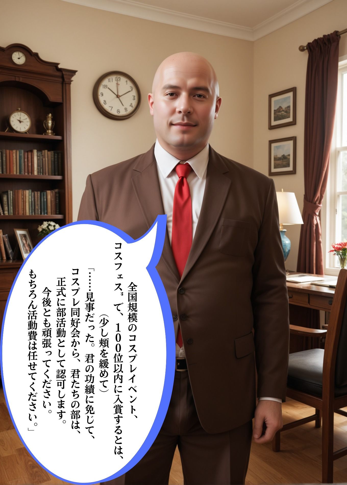 サンプル画像5:催淫洗脳          コスプレ同好会    念願の部への昇格の代償(シロウトAI美女AMU) [d_628800]