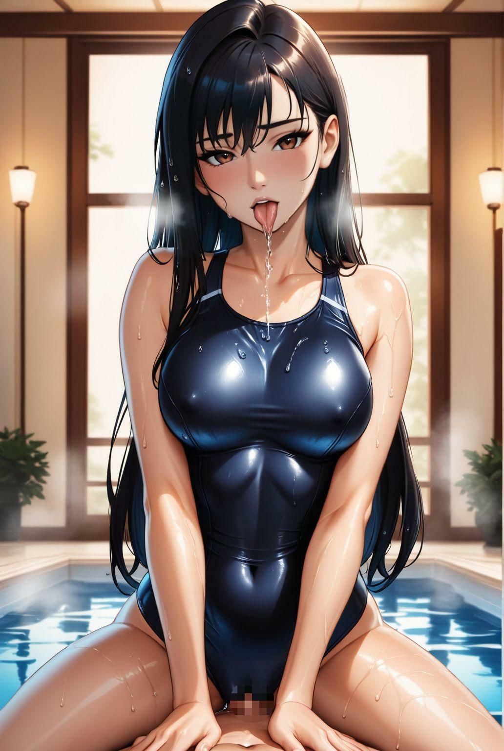 しっとり濡れる若熟女人妻 プールサイドで囁く欲情 画像6