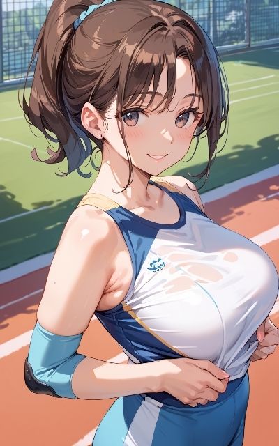 人妻アスリートのエロエロトレーニング 画像1