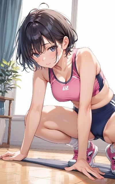 サンプル画像6:人妻アスリートのエロエロトレーニング(きんたろう) [d_628861]