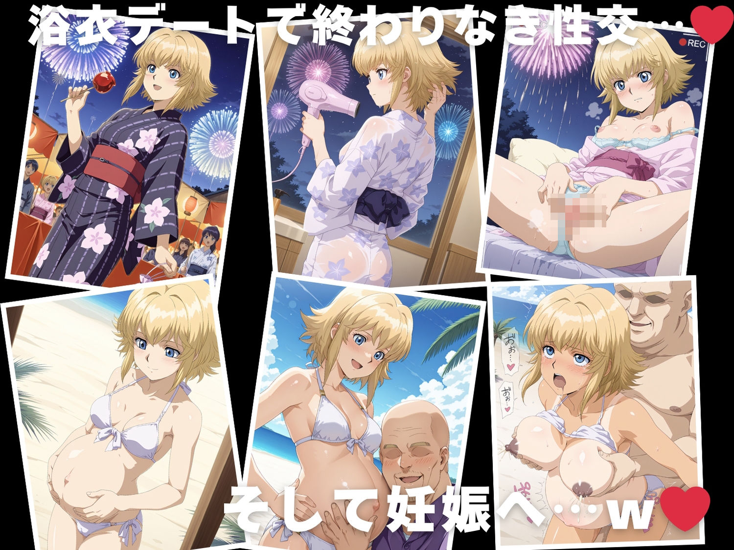 【催◯・水着・妊娠】リ●ア・フロ●ベール 画像10