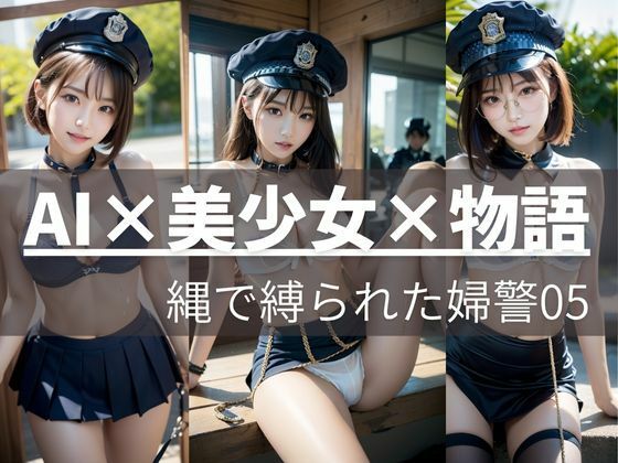 d_629098｜【緊縛婦警】囚われた女性警察官 05【AI×美少女×物語】