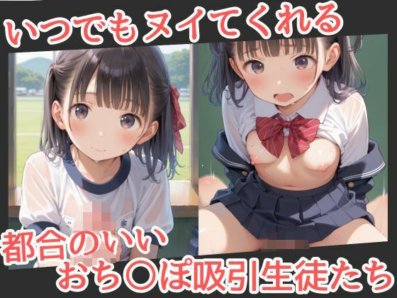 【無料エロ漫画】いつでもヌイてくれる都合のいいおち〇ぽ吸引生徒たち(ぴよんち) d_629124