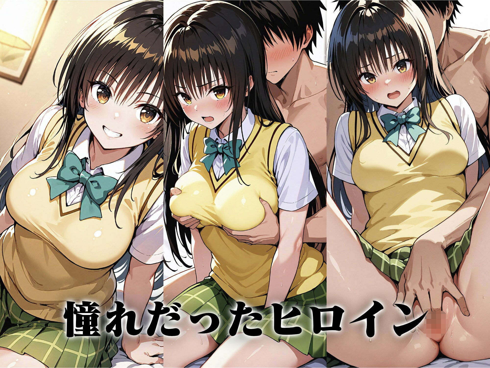 サンプル画像3:ヒロイン即えっち 古●川唯 制服編(ものとーん) [d_629196]