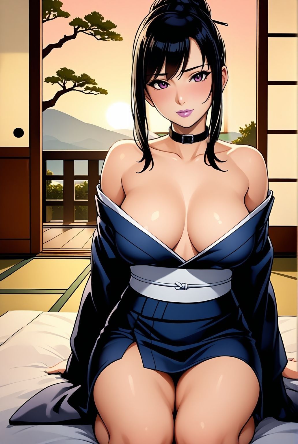 畳に濡れる艶  若熟女人妻の誘い 画像1