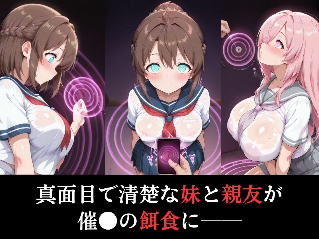 サンプル画像2:催●アプリで清楚な実妹女子校生を専用オナホに改造する兄の禁断記録(妖艶なmamaさん) [d_629211]