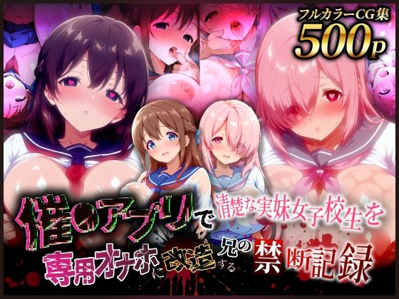 催●アプリで清楚な実妹女子校生を専用オナホに改造する兄の禁断記録【妖艶なmamaさん】