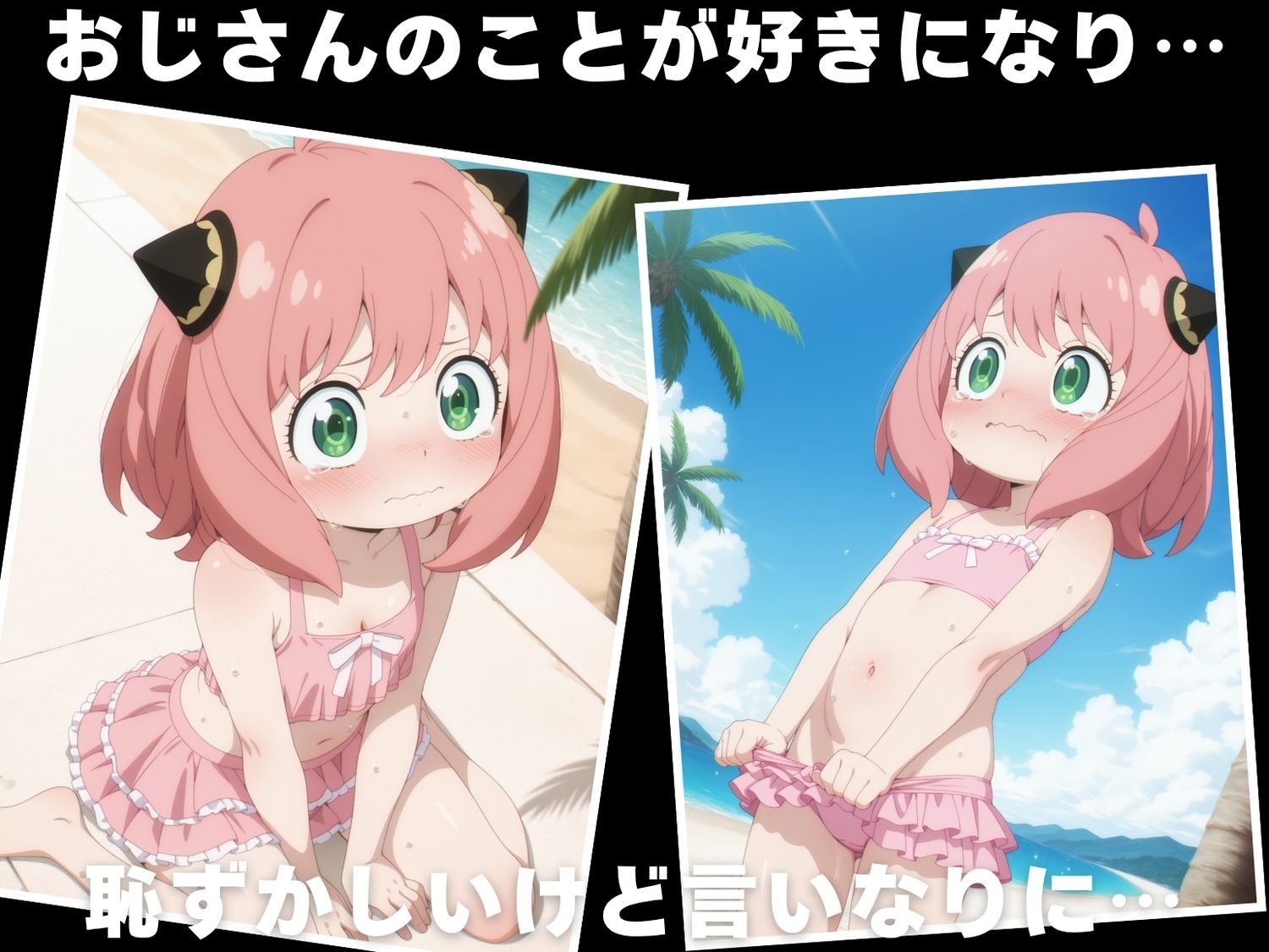 サンプル画像3:【催◯・水着・妊娠】ア●ニャ・フォージャー(沈黙のハグ) [d_629235]