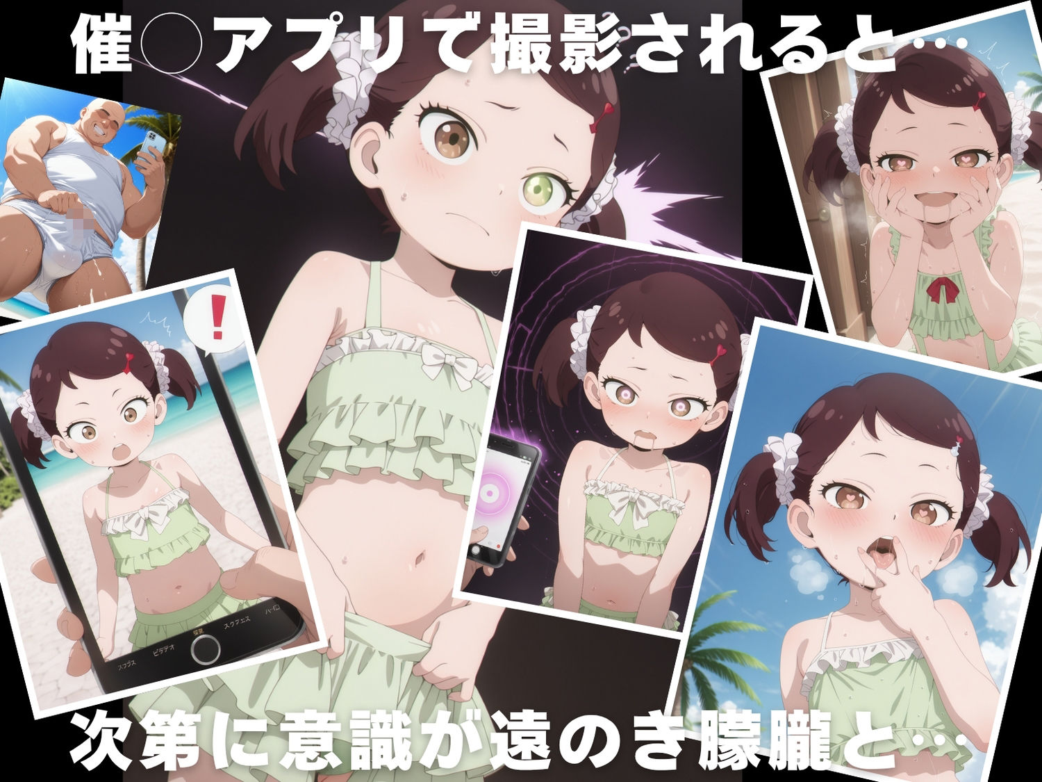 【催◯・水着・妊娠】ベ●キー・ブラックベル 画像2