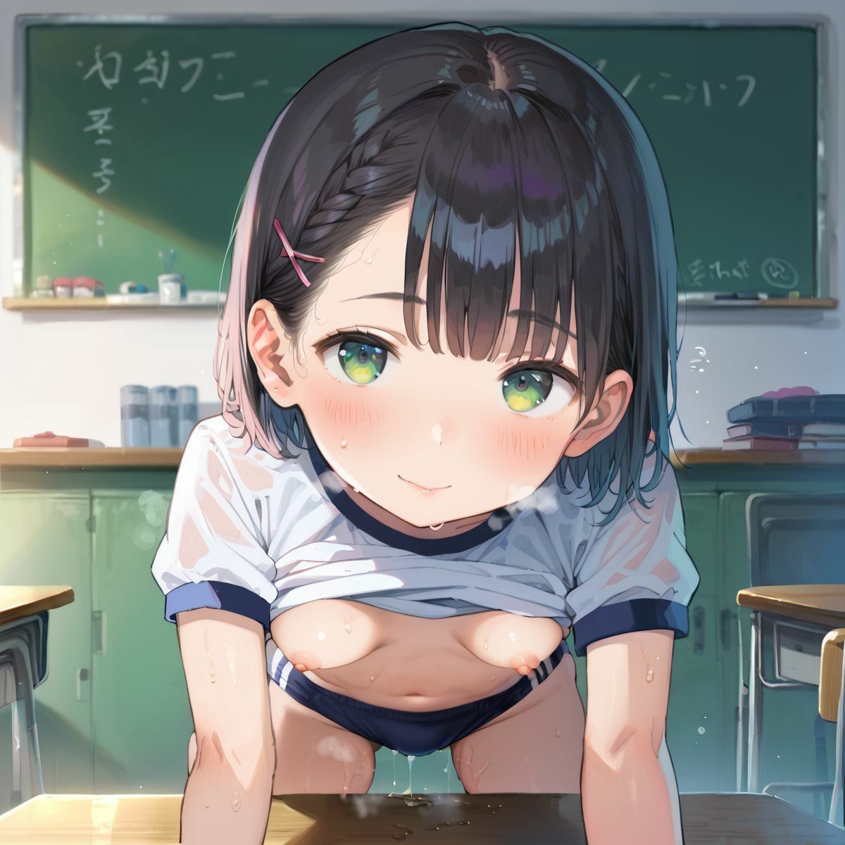 ぴちぴちブルマ少女のえっちな日常01 画像5