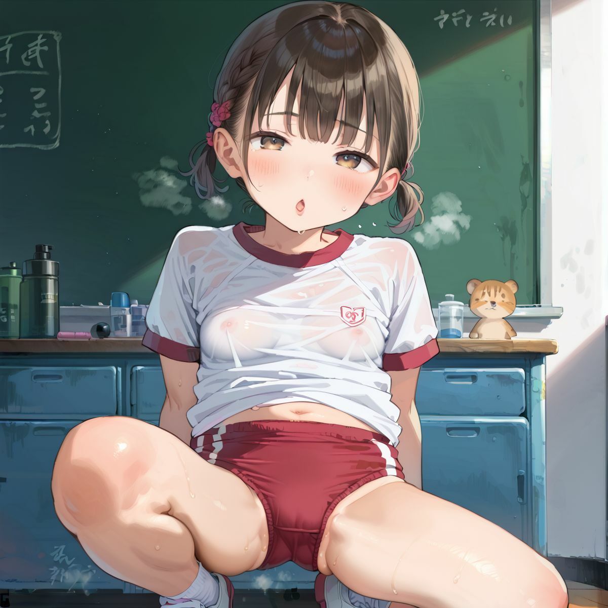 ぴちぴちブルマ少女のえっちな日常02 画像7