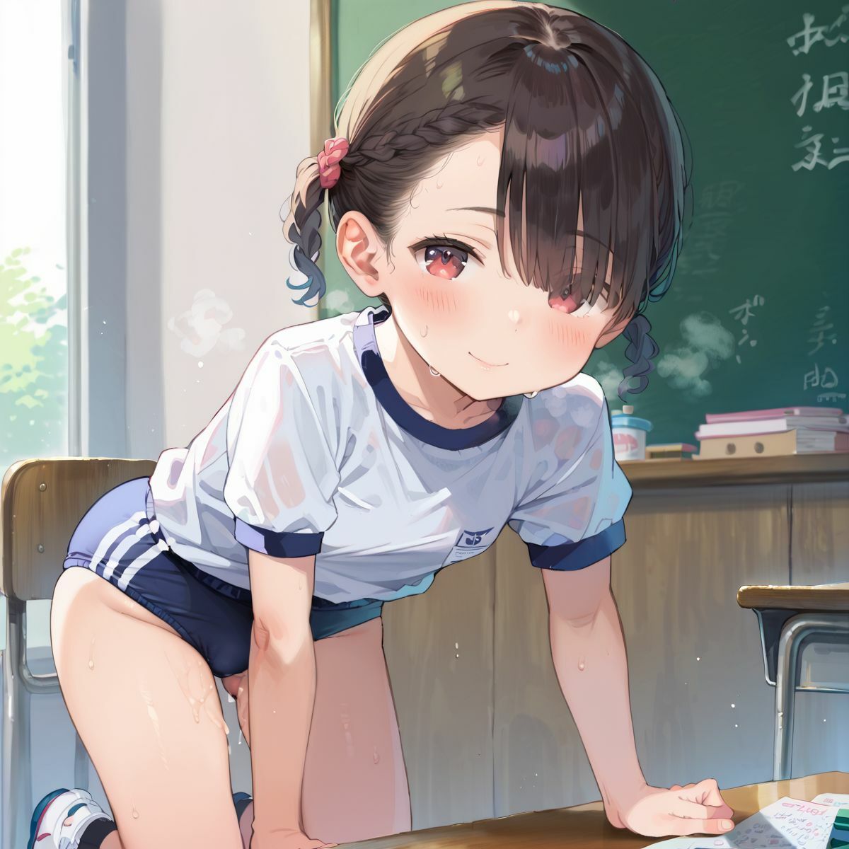 サンプル画像5:ぴちぴちブルマ少女のえっちな日常06(ロリもち) [d_629275]