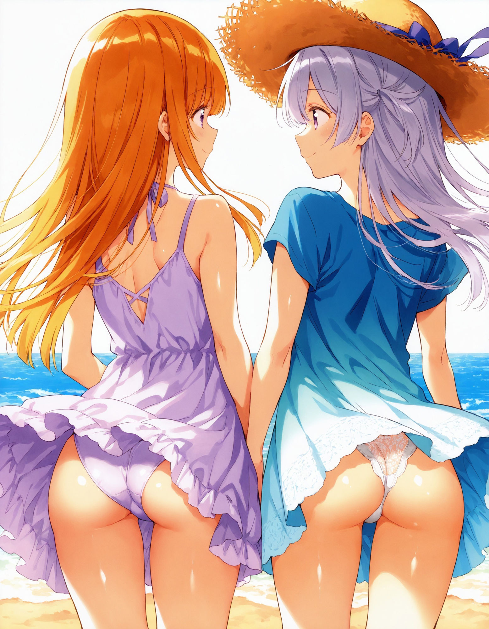 ワンピースで風チラ 画像7