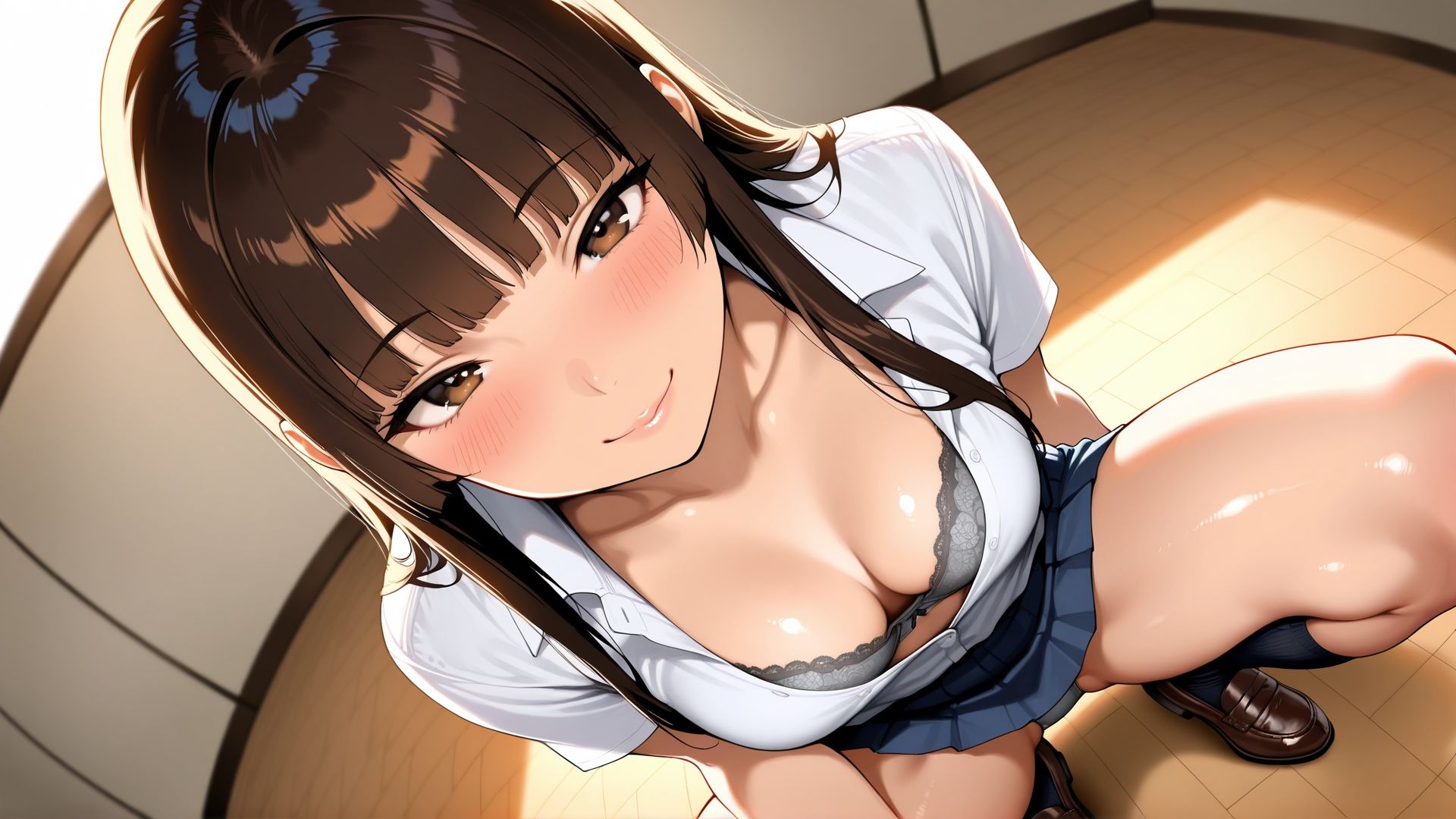 サンプル画像2:見せつけガールズ☆ 胸元、わざとです。(カズン) [d_629334]