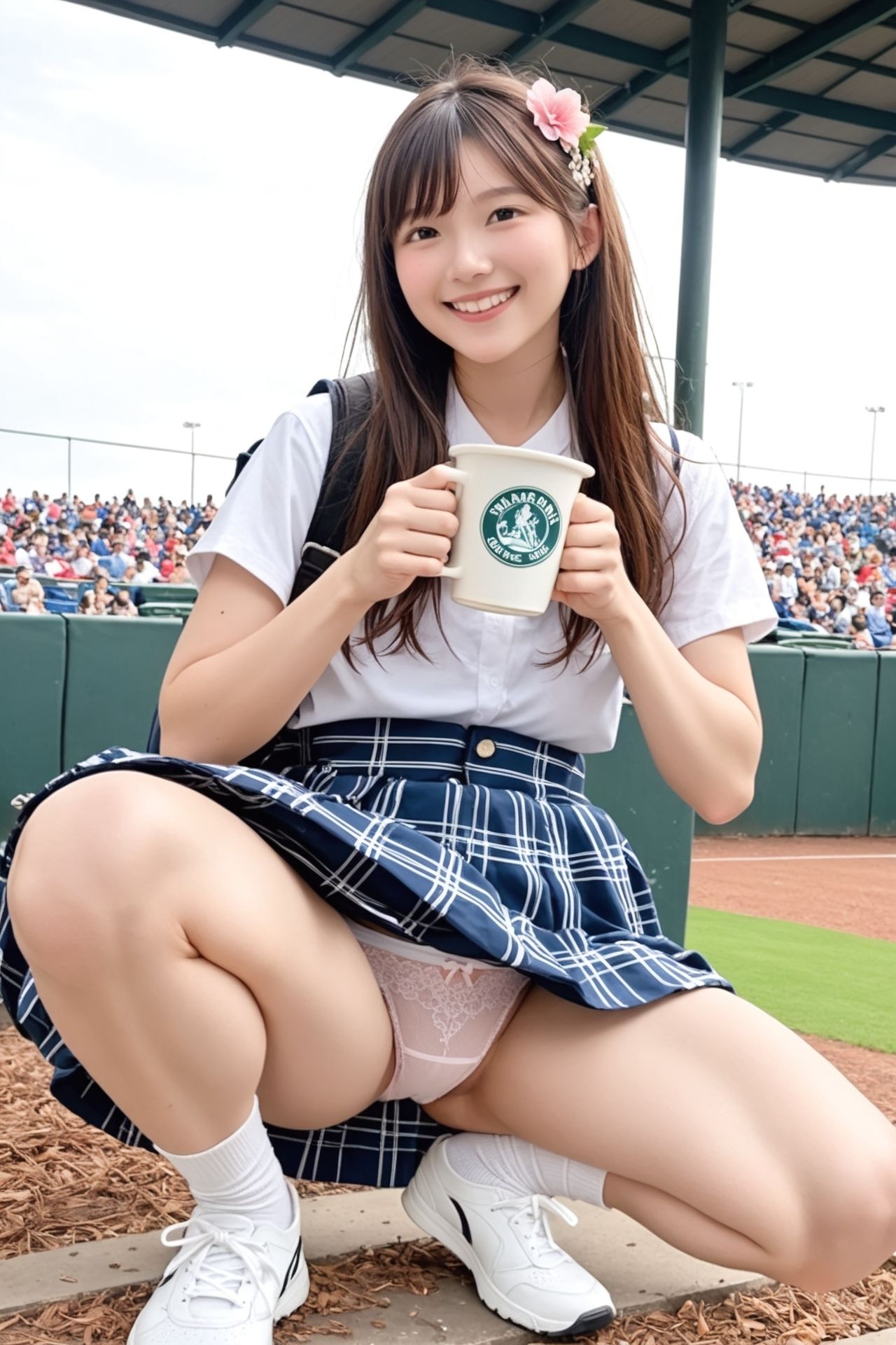 サンプル画像4:ナンバーワン売り子のヒミツ（はーと）パンチラサービス(SakuraBooks) [d_629337]