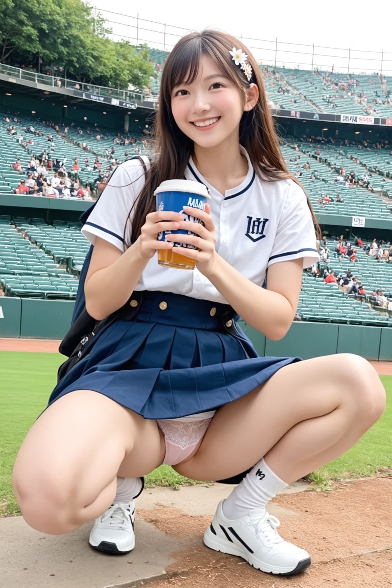 サンプル画像6:ナンバーワン売り子のヒミツ（はーと）パンチラサービス(SakuraBooks) [d_629337]